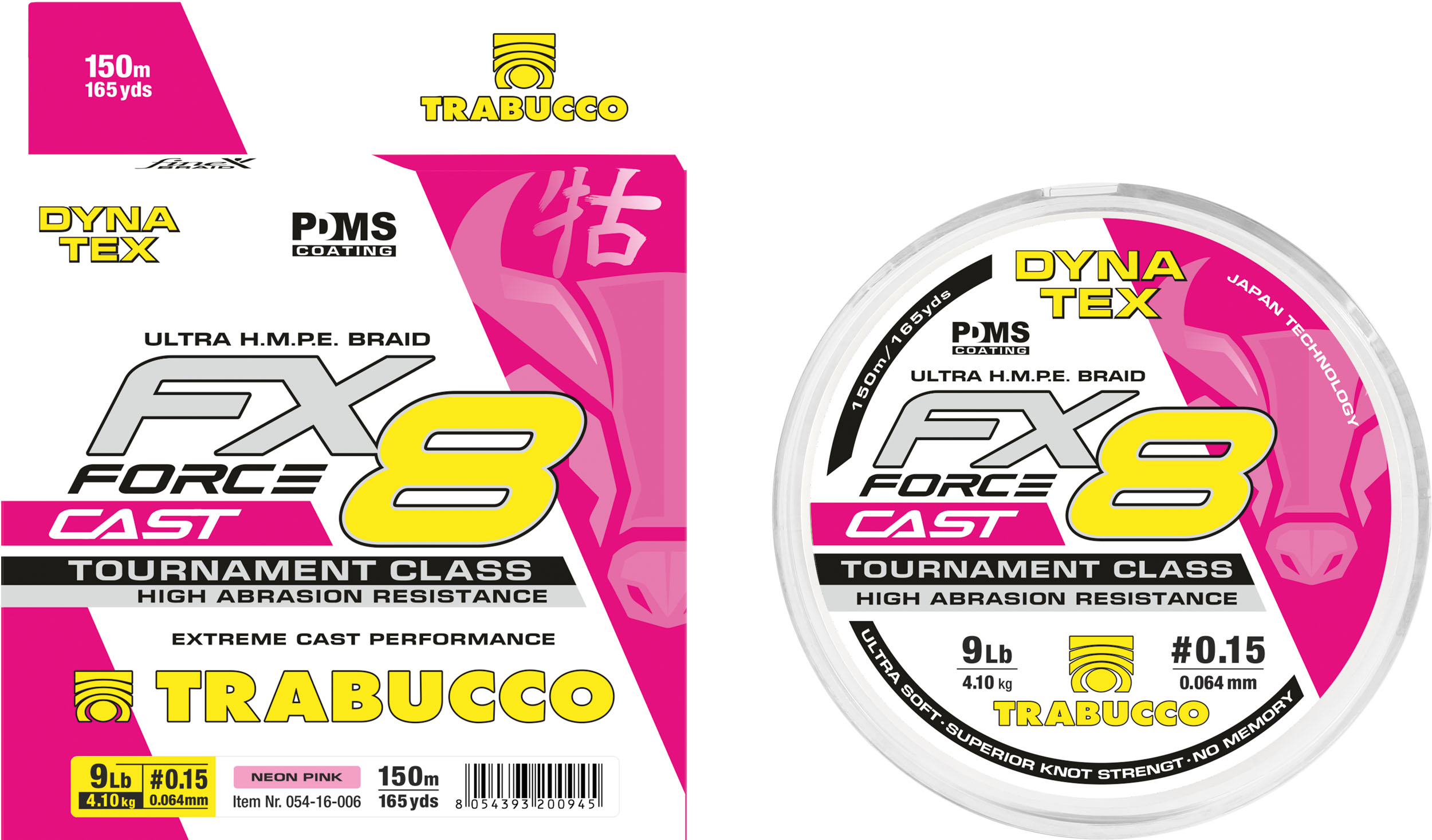 FORCE FX CAST PINK 0.064 mm 150 mt